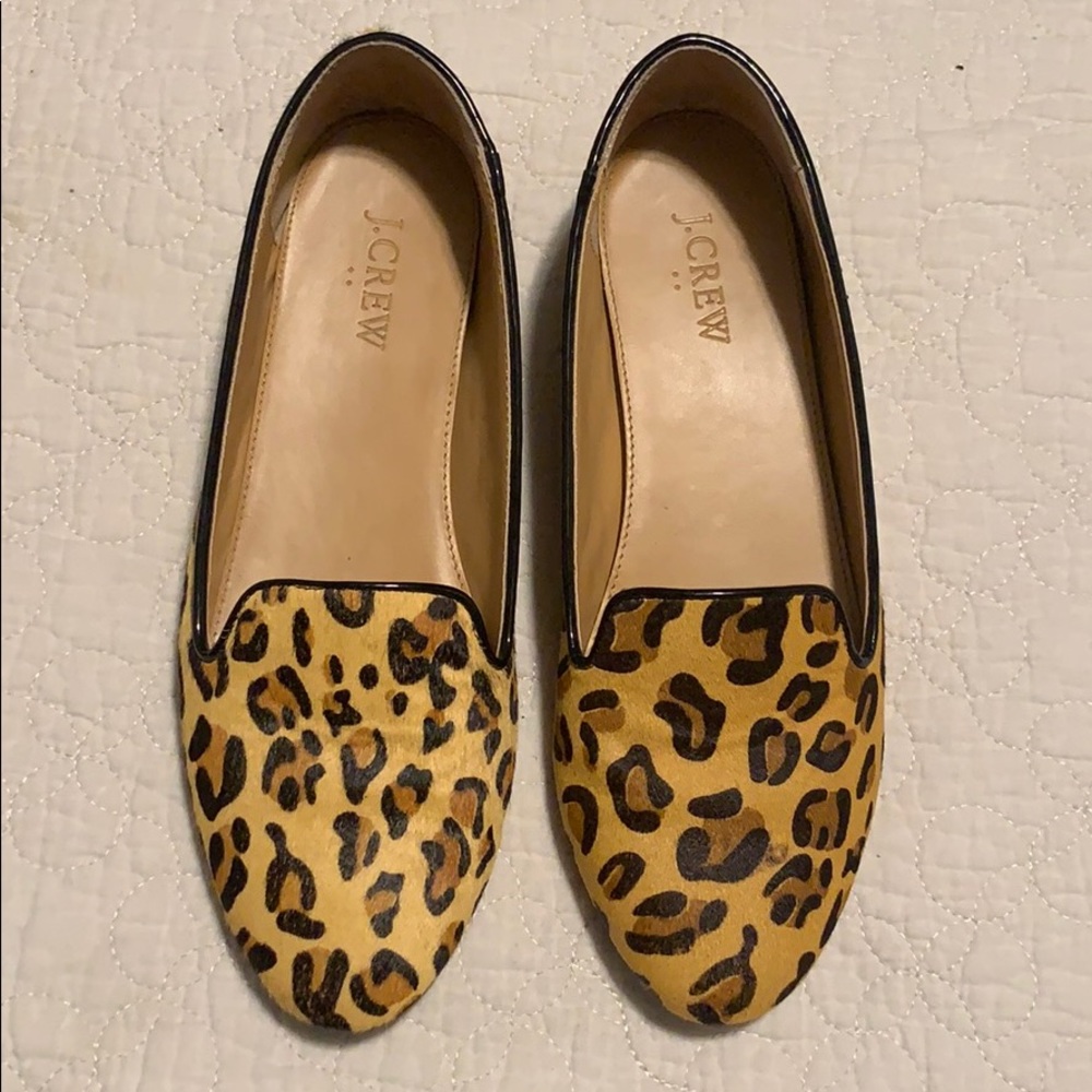 J. Crew Leopard Print Flats